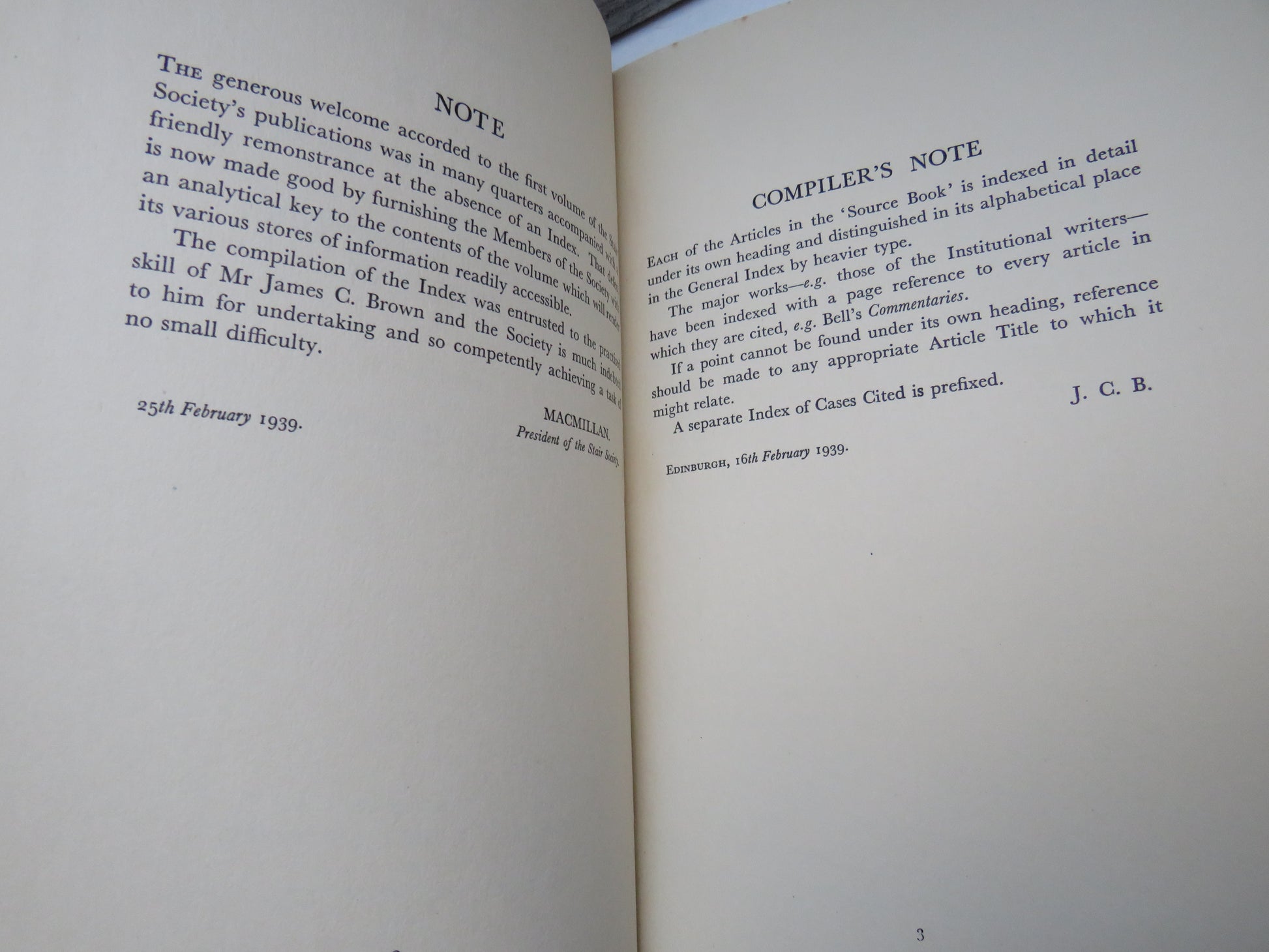 The Stair Society Index To An Introductory Survey of the Sources and Literature of Scots Law Compiled by James Cowie Brown 1939 (Antique Scottish Law Book) book 4