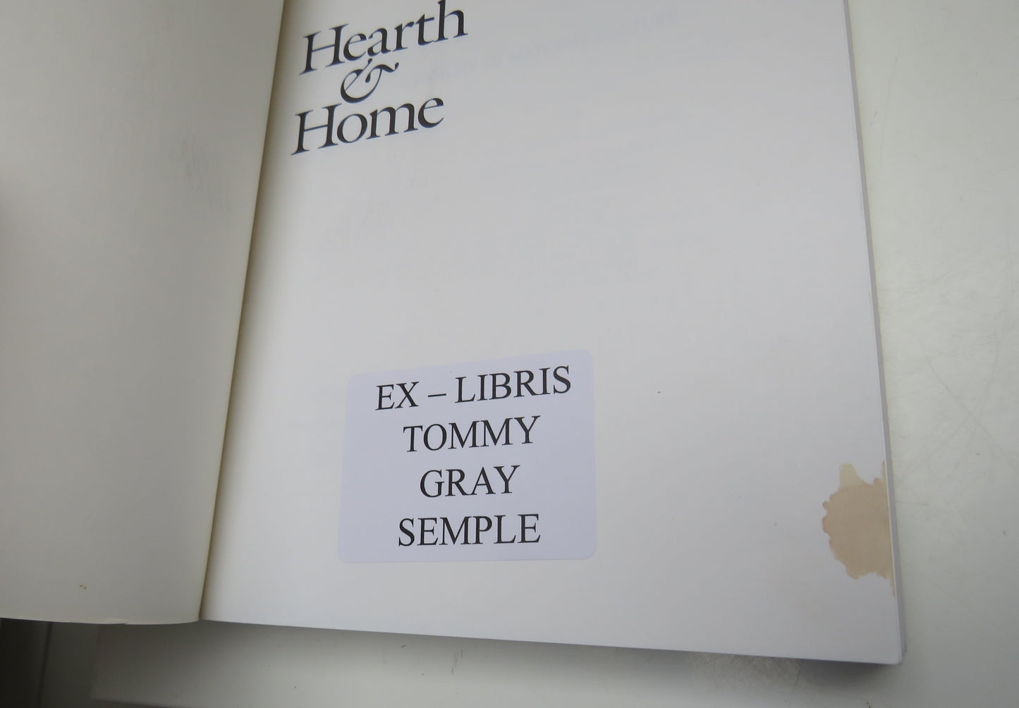 Hearth & Home, A History of Material Culture by Norman J.G. Pounds 1993