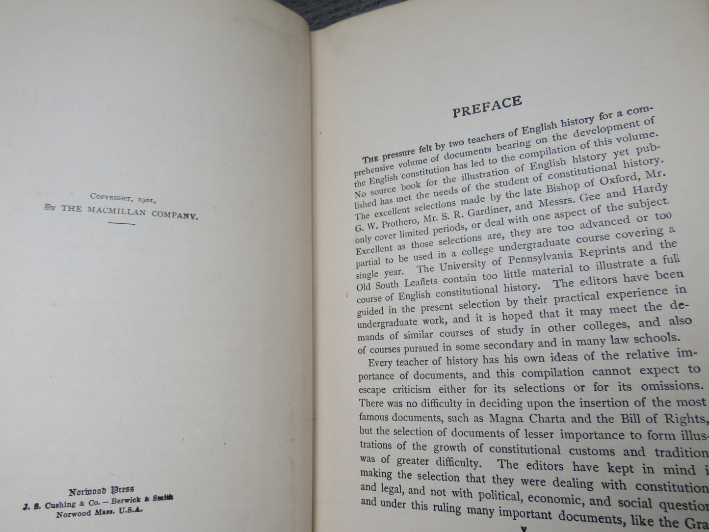 Select Documents of English Constitutional History 1927