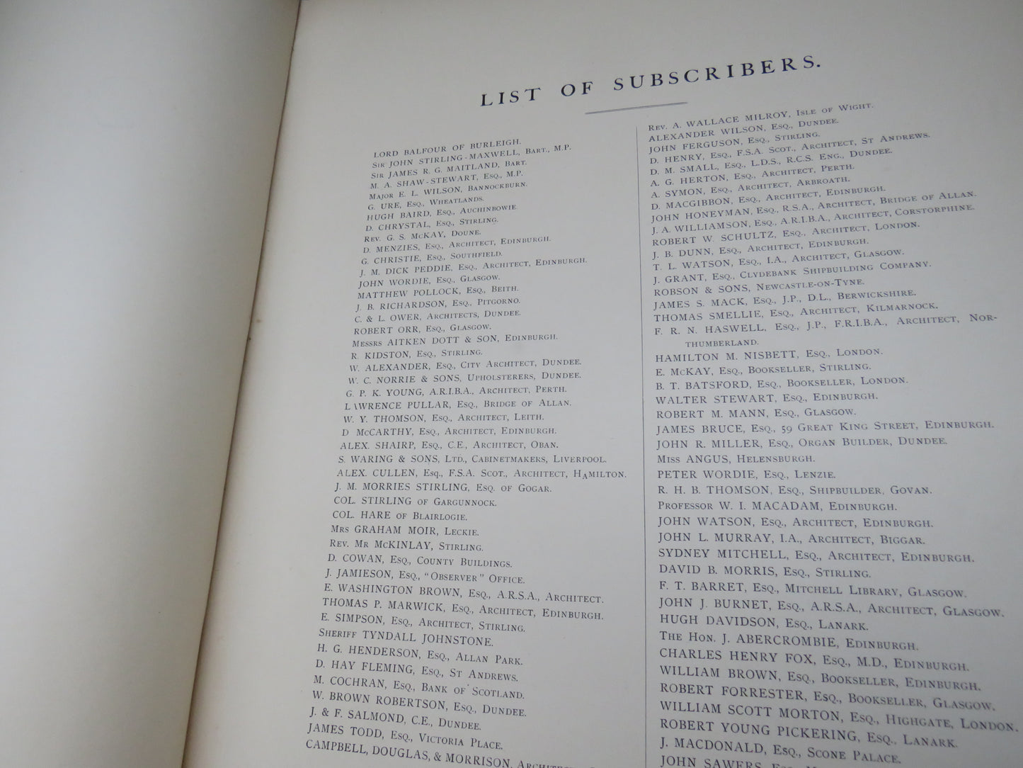 Old Stirling Measured and Drawn From The Stone By John William Small 1897 (Antique Scottish History Book) book 5