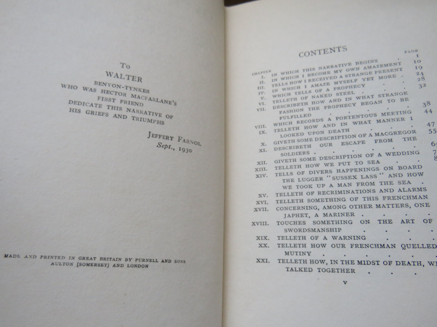 Over The Hills A Romance of the Fifteen By Jeffery Farnol 1930