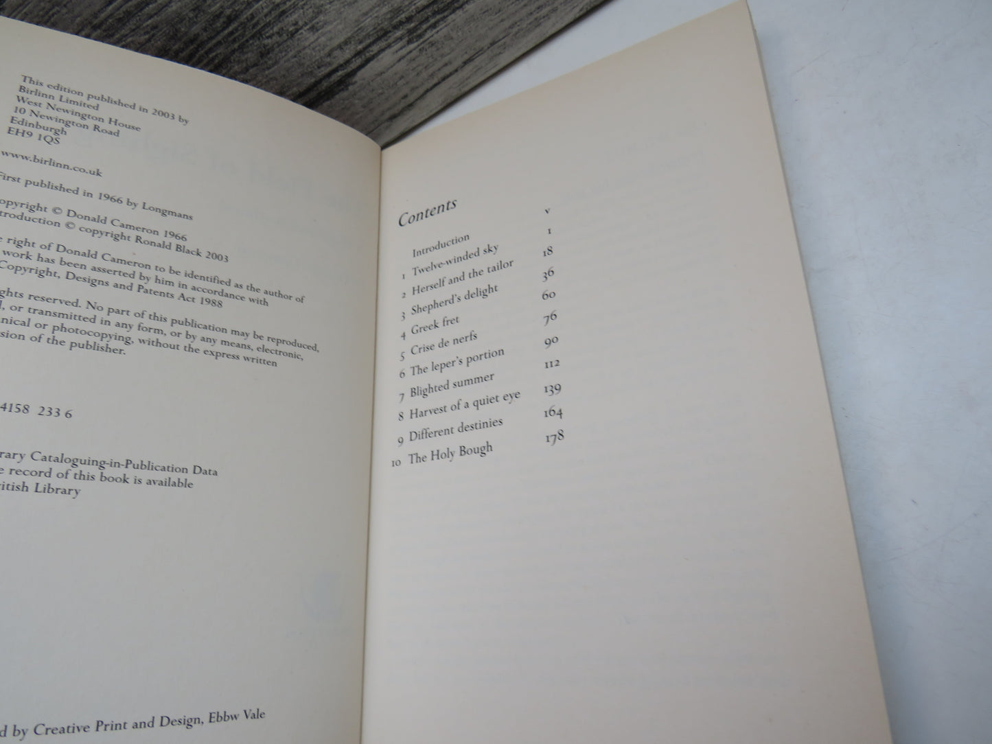 The Field of Sighing A Highland Childhood By Donald Cameron 2003