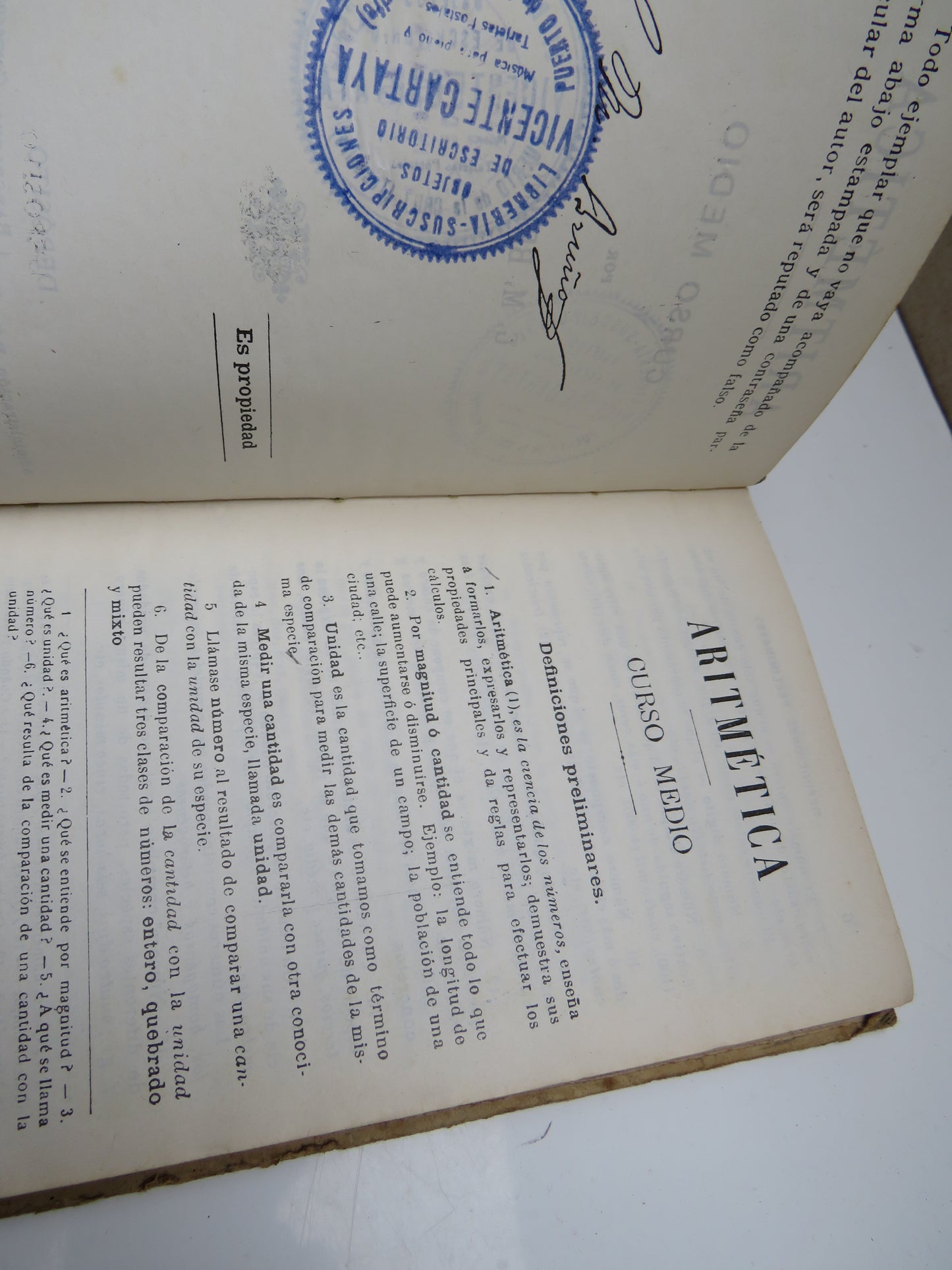 Aritmetica Curso Medio Por G.M. Bruno