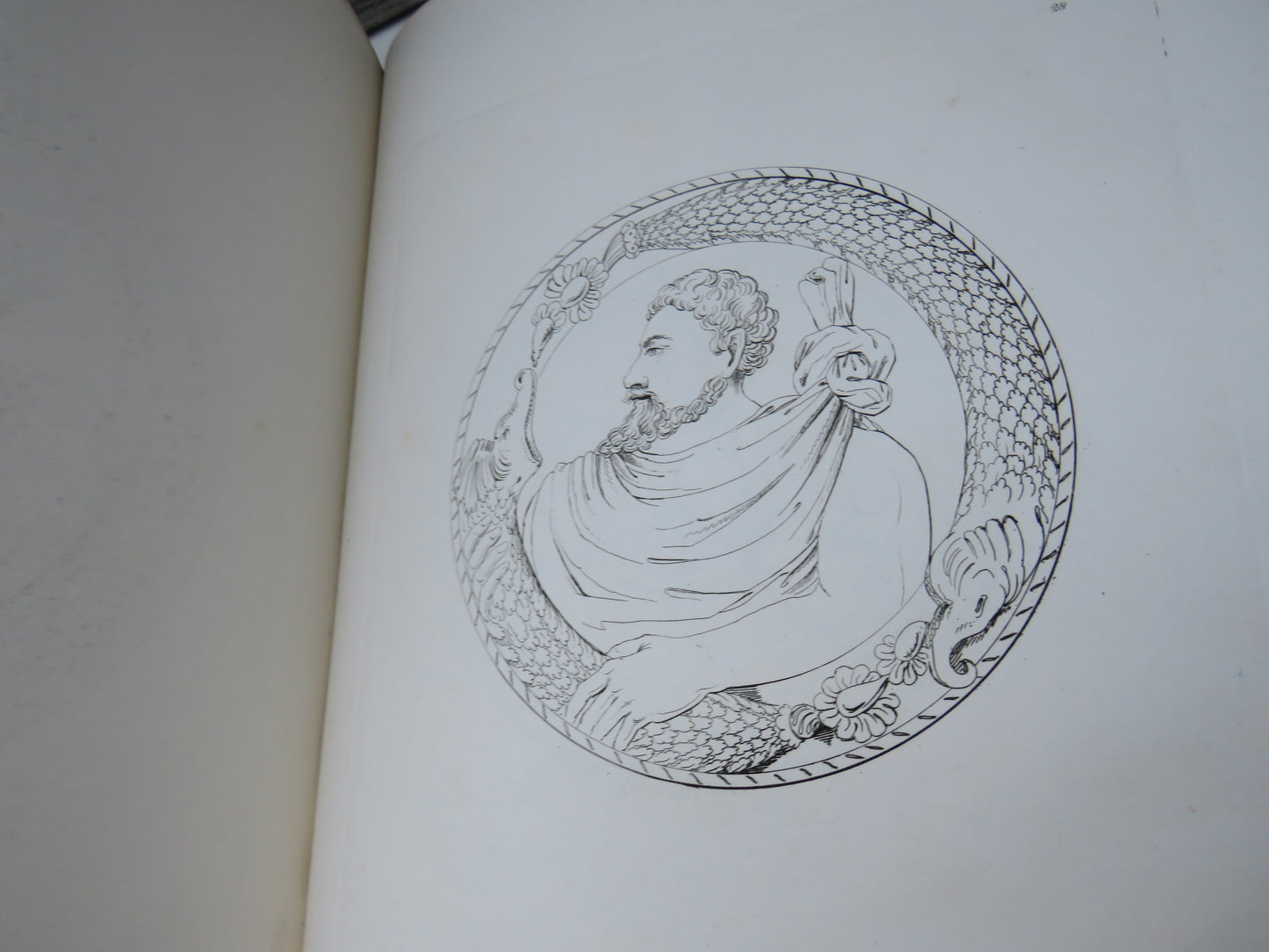 Lacunar Strevelinense A Collection of Heads Etched and Engraved After The Carved Work Which Formerly Decorated The Roof of the Kings Room In Stirling Castle 1817 (Antique Scottish Art Book) book 10