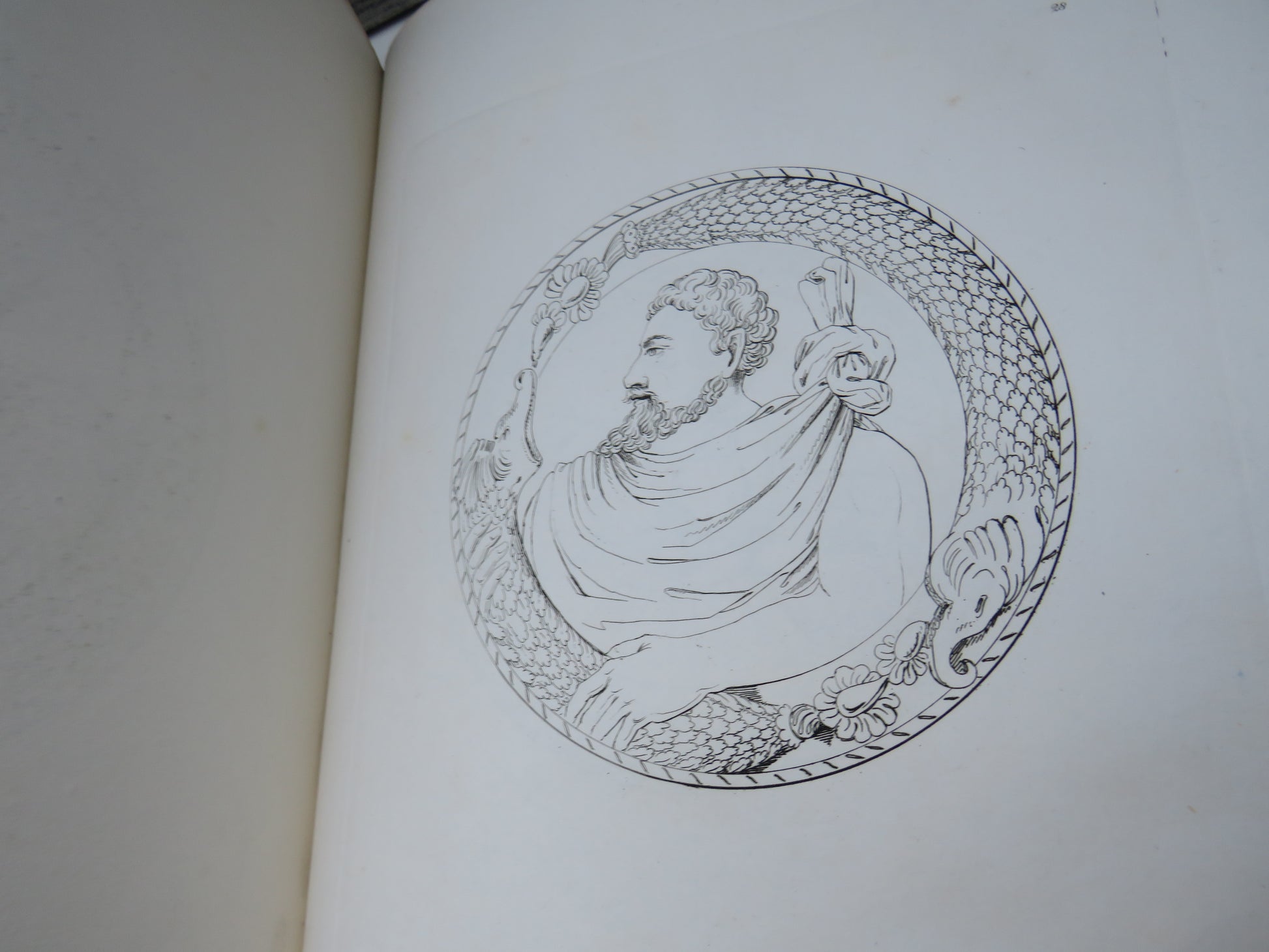 Lacunar Strevelinense A Collection of Heads Etched and Engraved After The Carved Work Which Formerly Decorated The Roof of the Kings Room In Stirling Castle 1817 (Antique Scottish Art Book) book 10