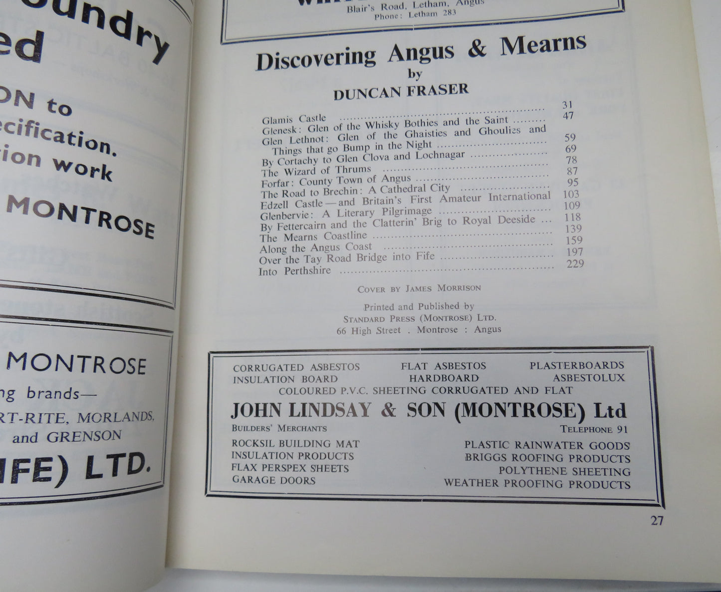 Discovering Angus and Mearns By Duncan Fraser