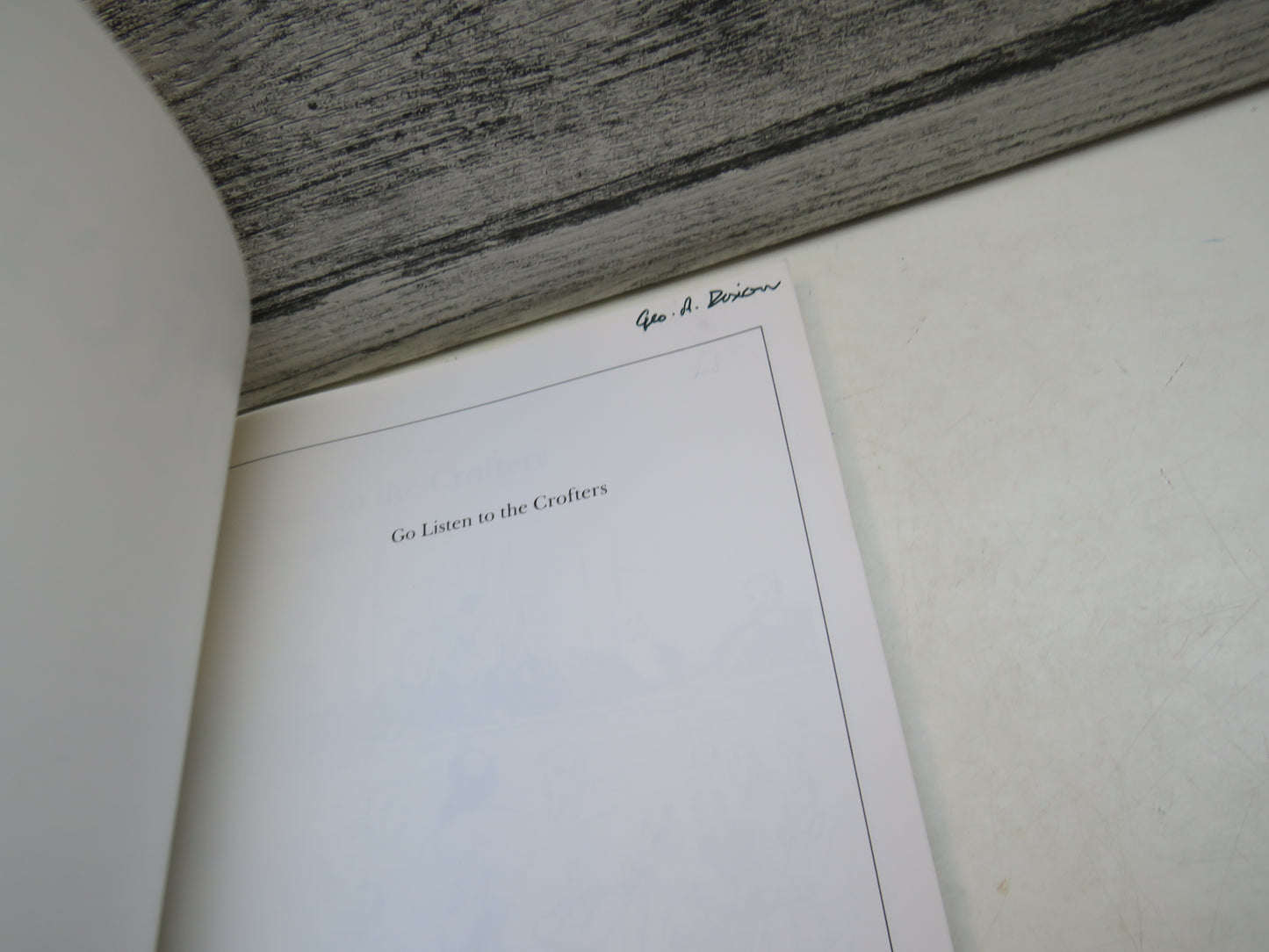 Go Listen To The Crofters The Napier Commission & Crofting A Century Ago 1997