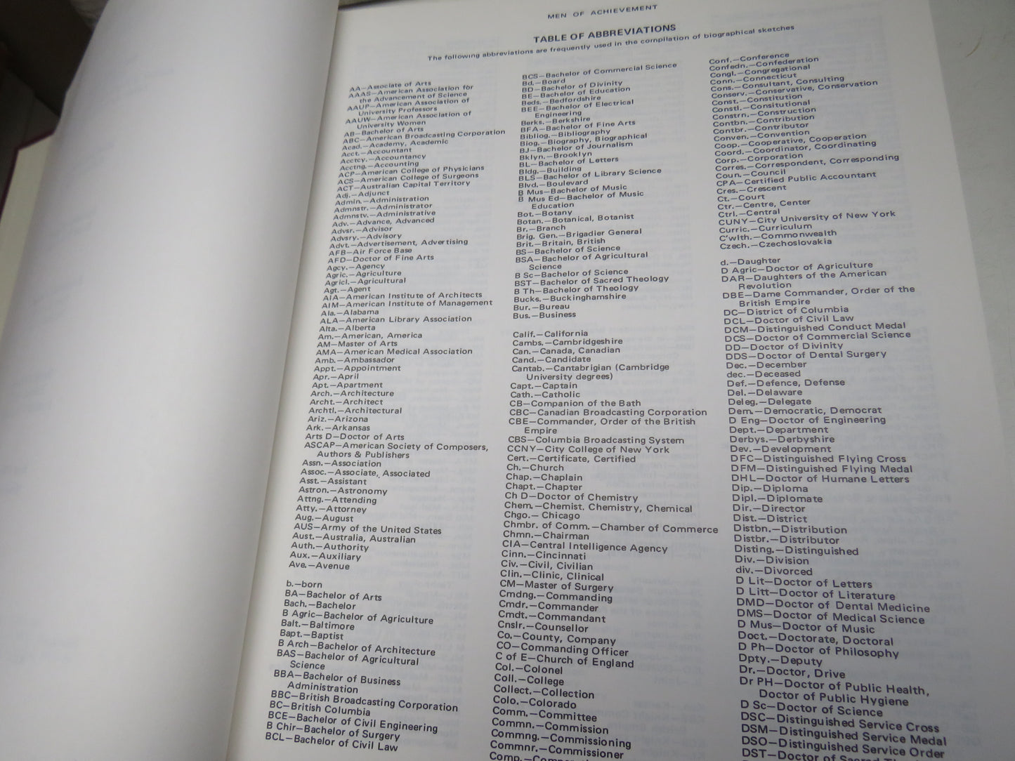 Men of Achievement Volume Six 1979 (Vintage Biography Book) book 5