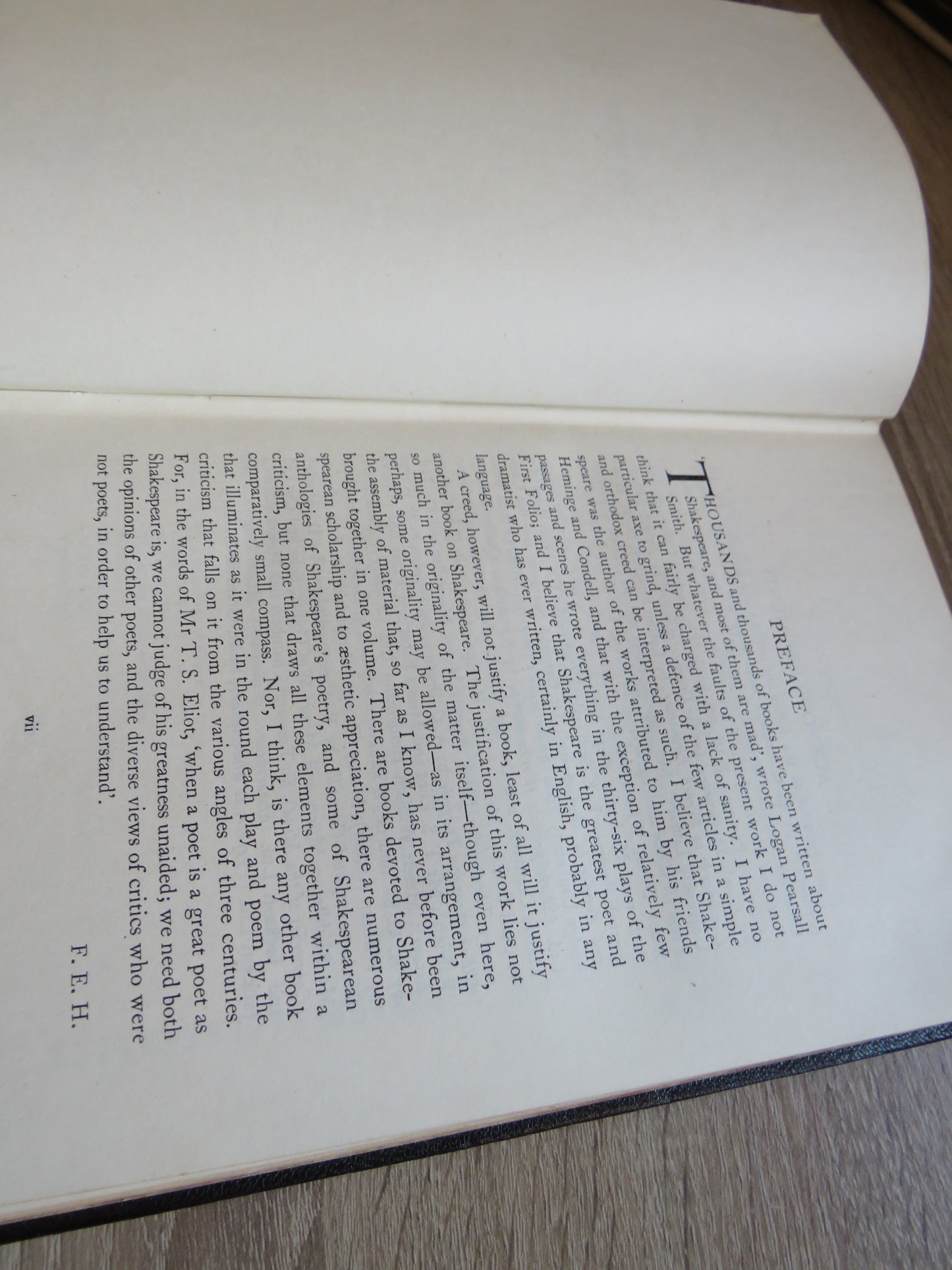Shakespeare and His Critics By F.E. Halliday 1949 Signed Limited Edition