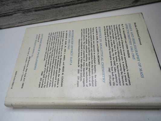 Atomic Absorption Spectroscopy By Walter Slavin 1968 (Vintage Science Book) book 2