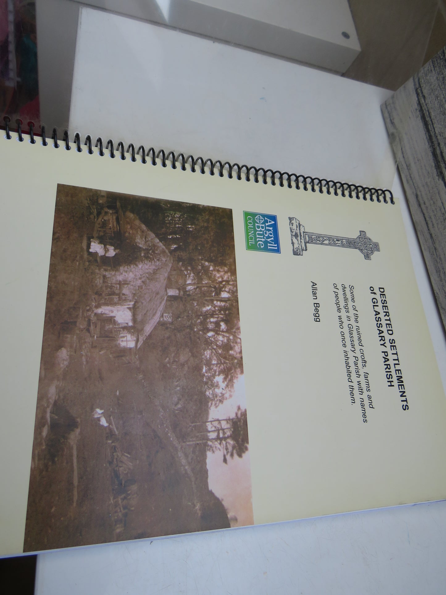 Deserted Settlements Of Glassary Parish By Allan Begg 2002 Author Signed