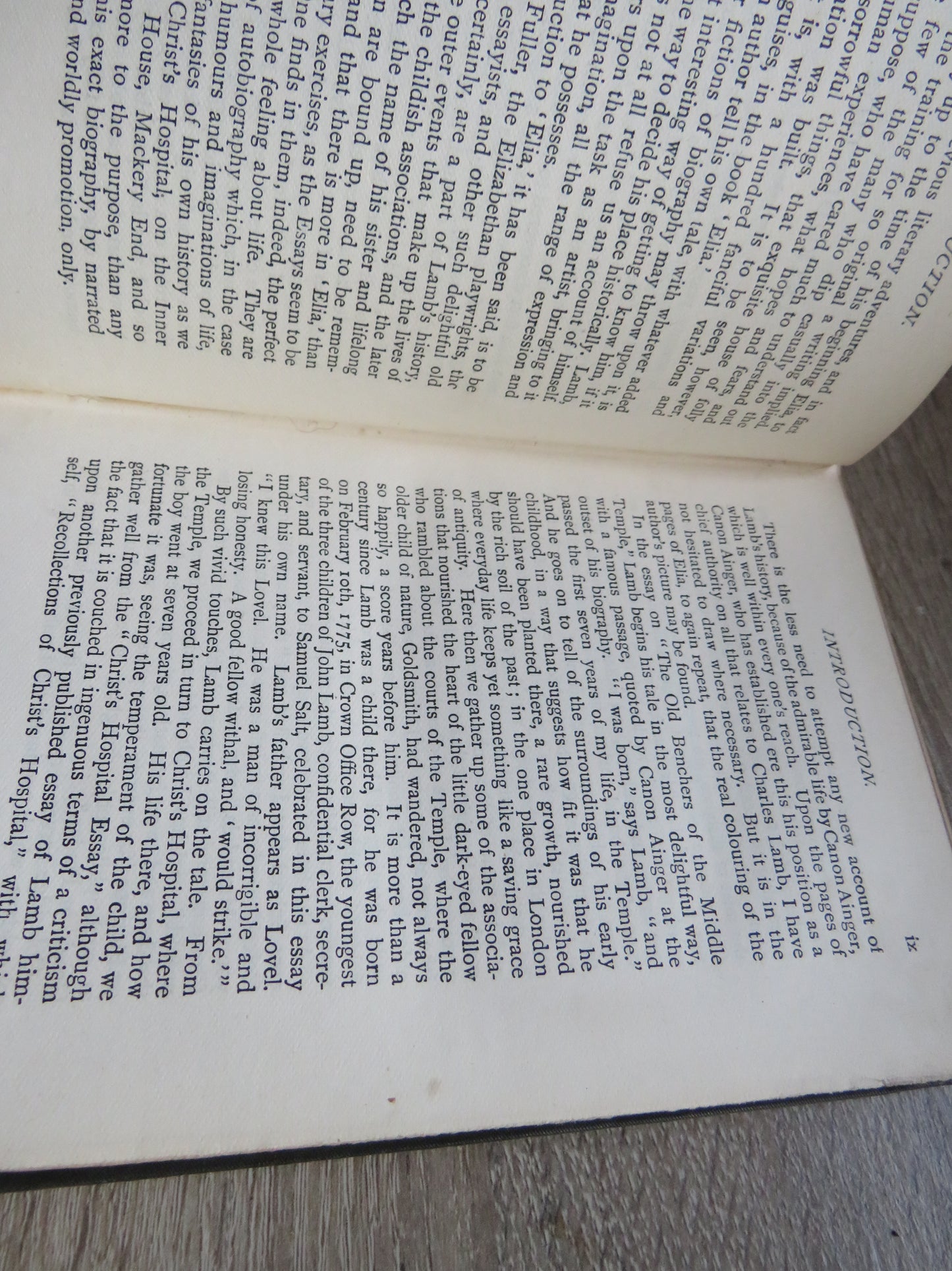 The Essays of Elia By Charles Lamb : With Introduction by Ernest Rhys The Scott Library