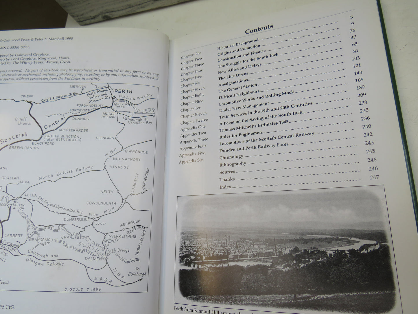 The Scottish Central Railway Perth To Stirling By Peter F. Marshall 1998
