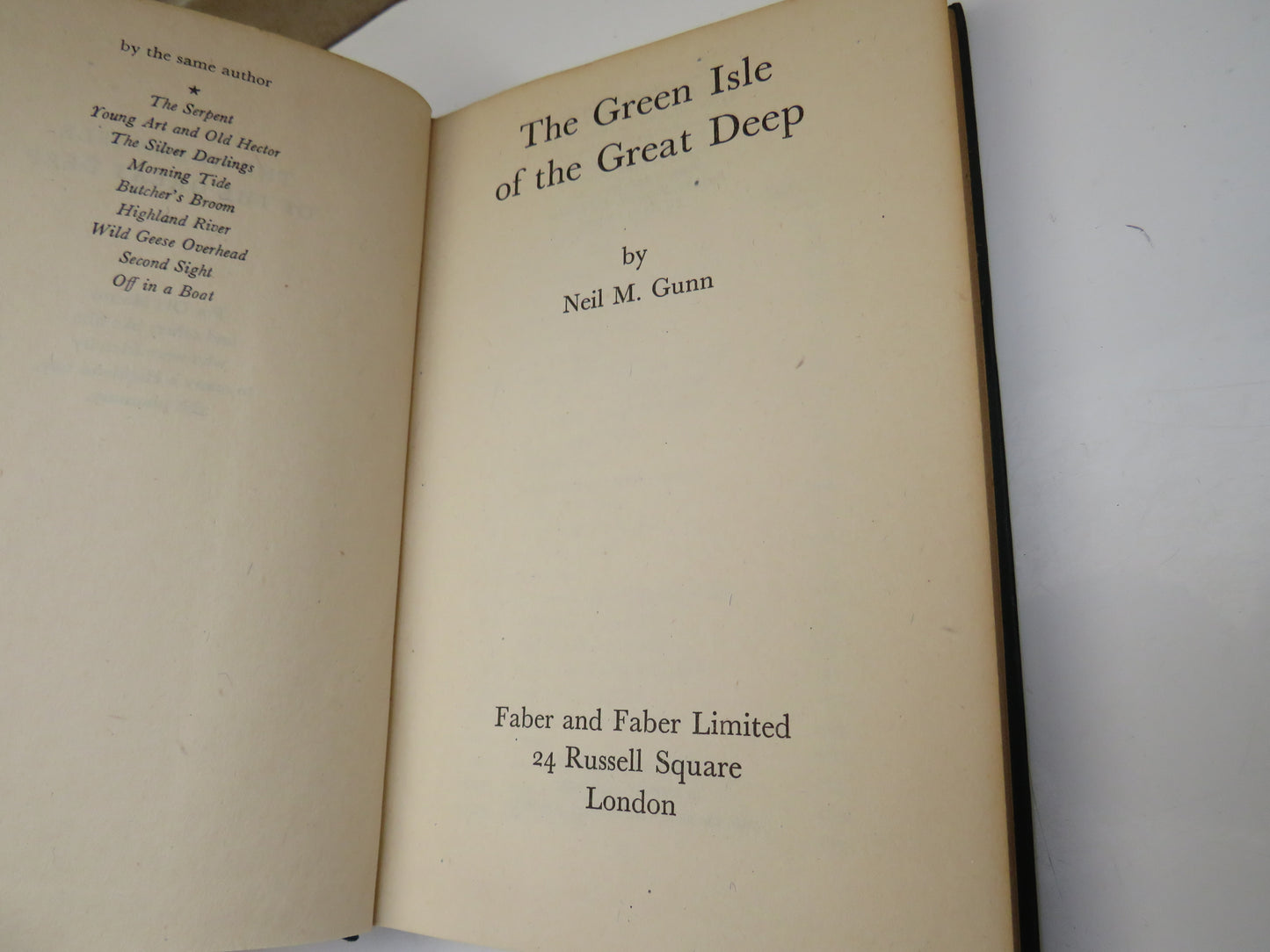 The Green Isle of The Great Deep By Neil M. Gunn 1945