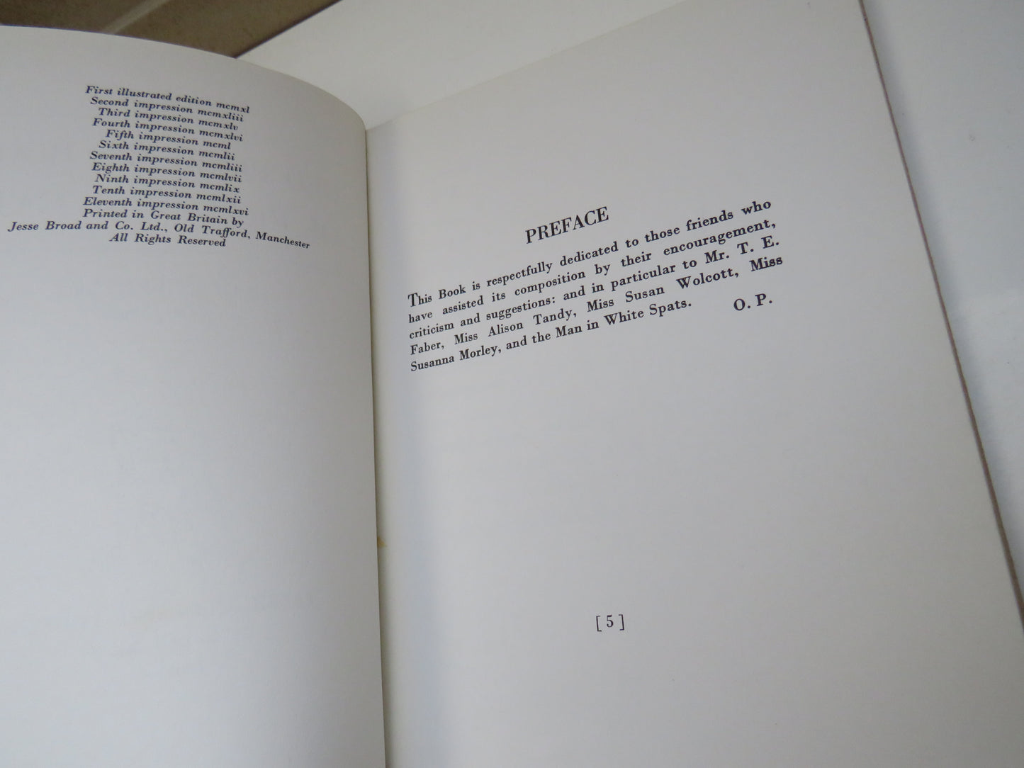 Old Possum's Book Of Practical Cats By T.S. Eliot- Nicolas Bentley Drew Pictures 1956