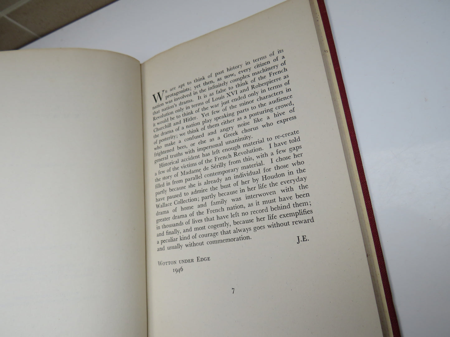 The Pursuit of Happiness The Story of Madame De Serilly 1762-1799 By Joan Evans 1946 1st Edition