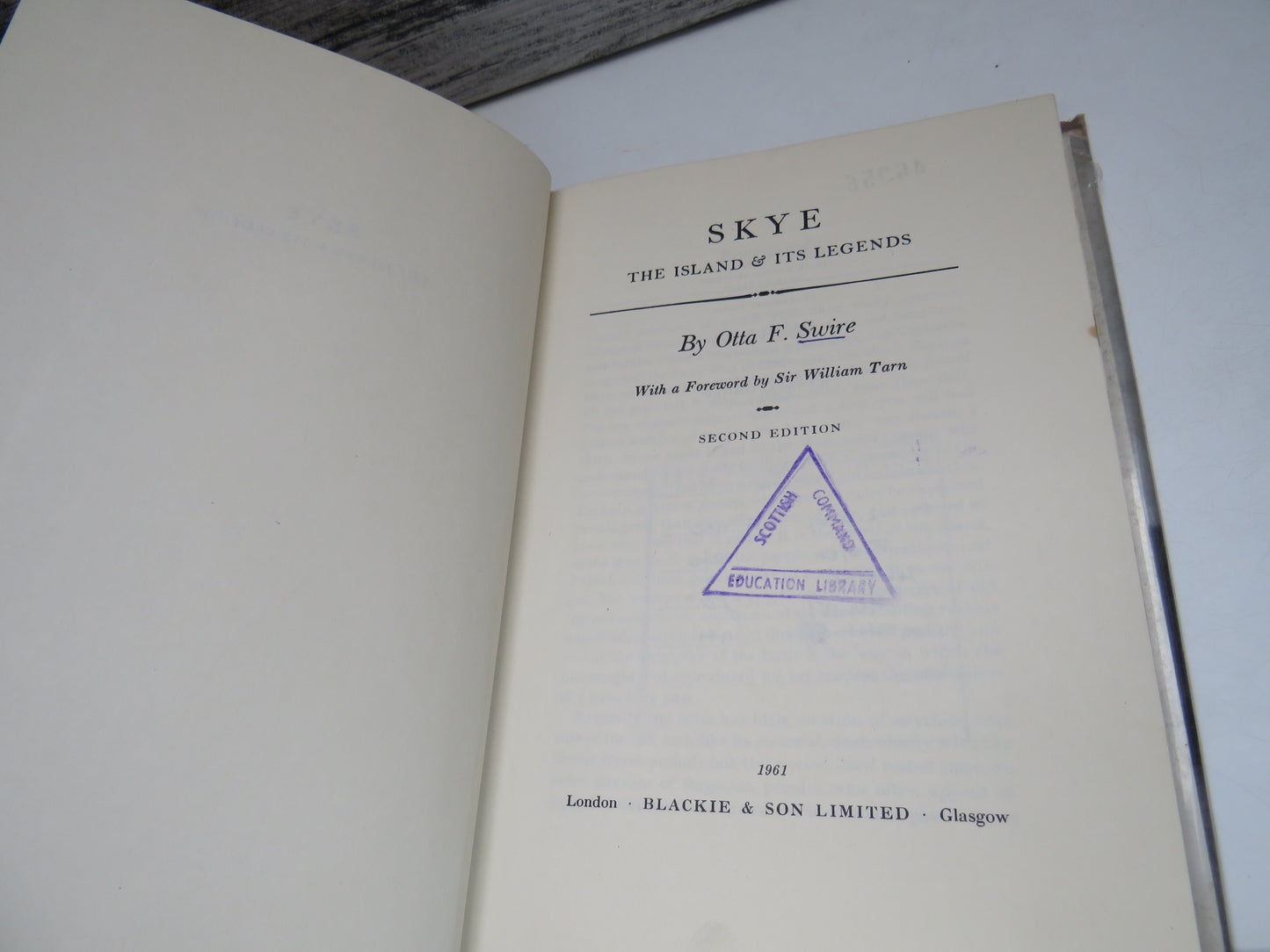 Skye The Island and Its Legends by Otta F. Swire, 1961