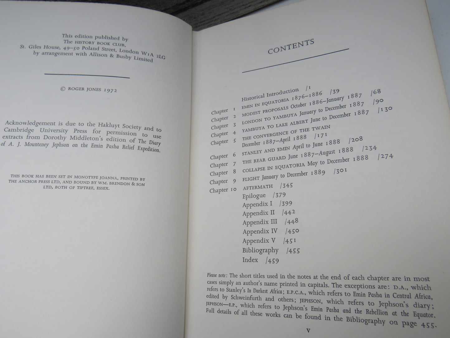 The Rescue of Emin Pasha, The Story of Henry M. Stanley and the Emin Pasha Relief Expedition, 1887-1889 by Roger Jones 1972