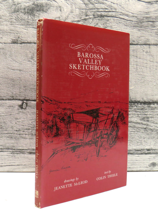 Barossa Valley Sketchbook, drawings by Jeanette McLeod, Text by Colin Thiele, 1977 (Vintage Art Book) book cover