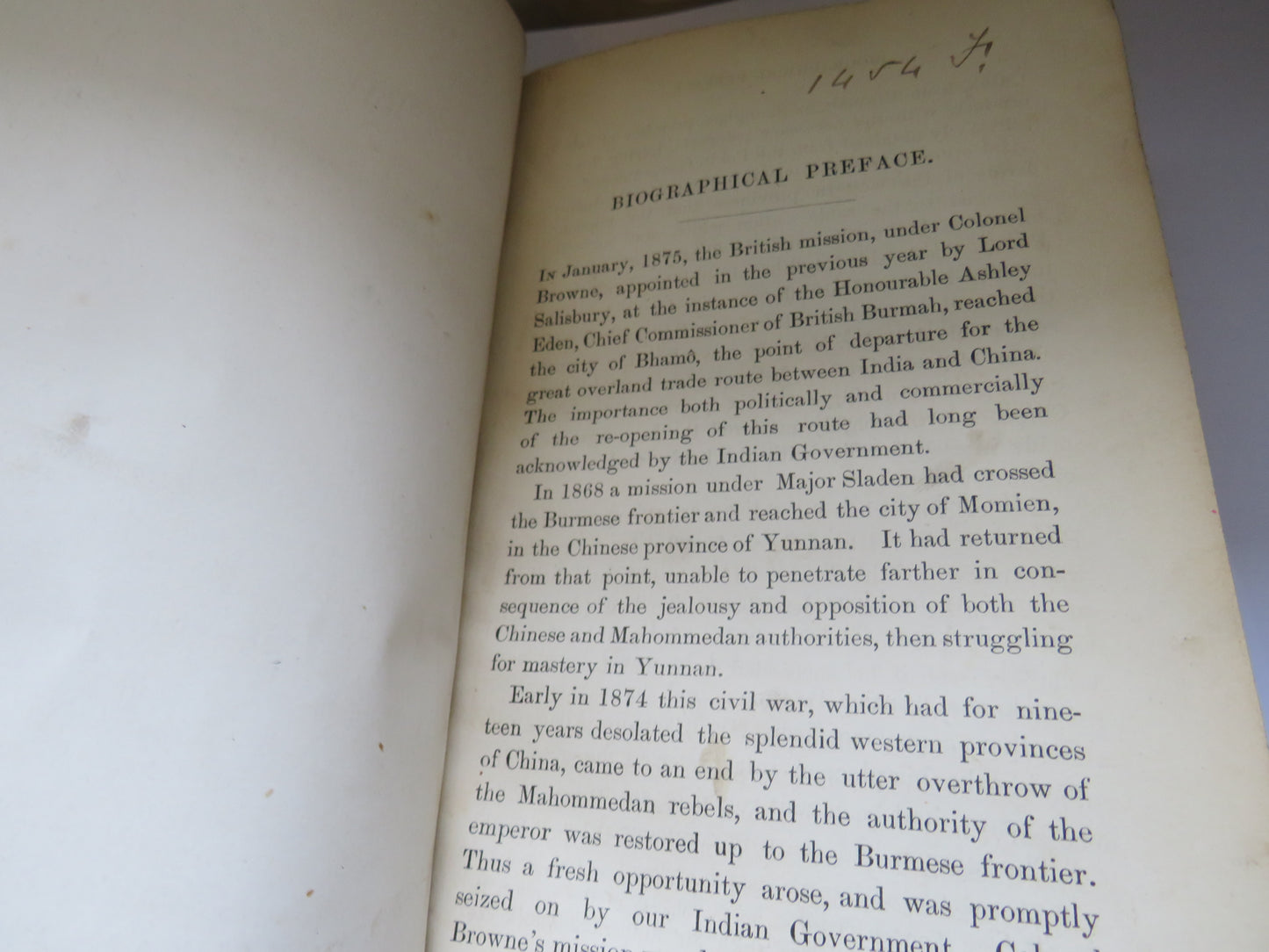 The Journey of Augustus Raymond Margary From Shanghae To Bhamo, and Back To Manwyne By Sir Rutherford Alcock 1876