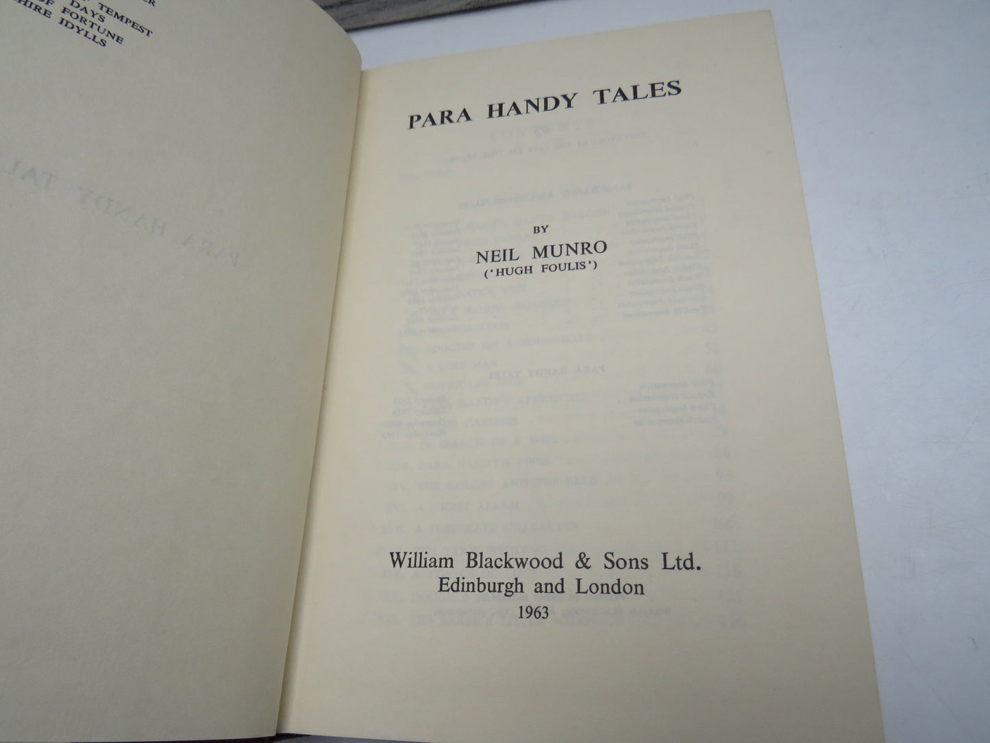 Para Handy Tales by Neil Munro, 1963
