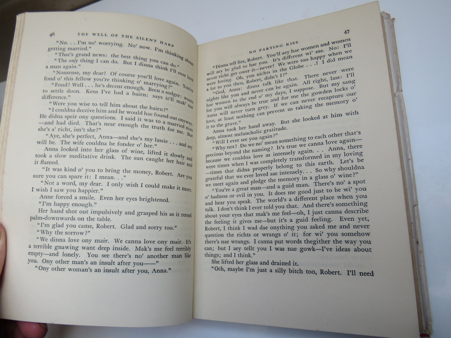 The Well of the Silent Harp A Novel of the Life and Loves of Robert Burns By James Barke 1954