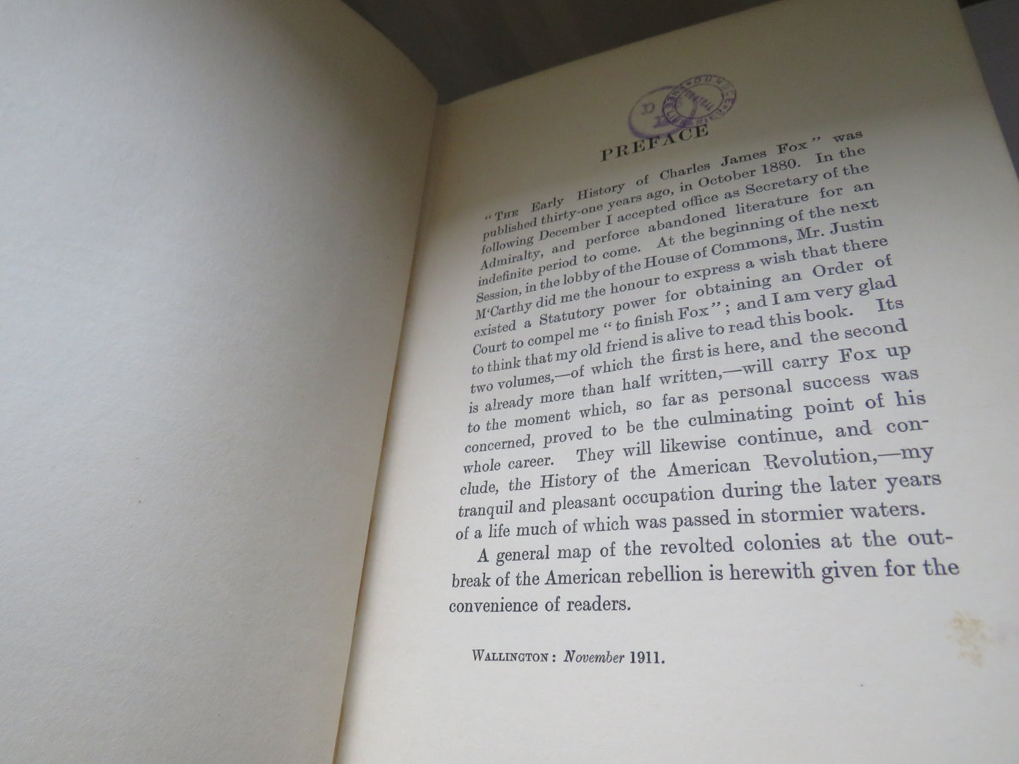 George The Third and Charles Fox The Concluding Part of the American Revolution By Sir George Otto Trevelyan 1912