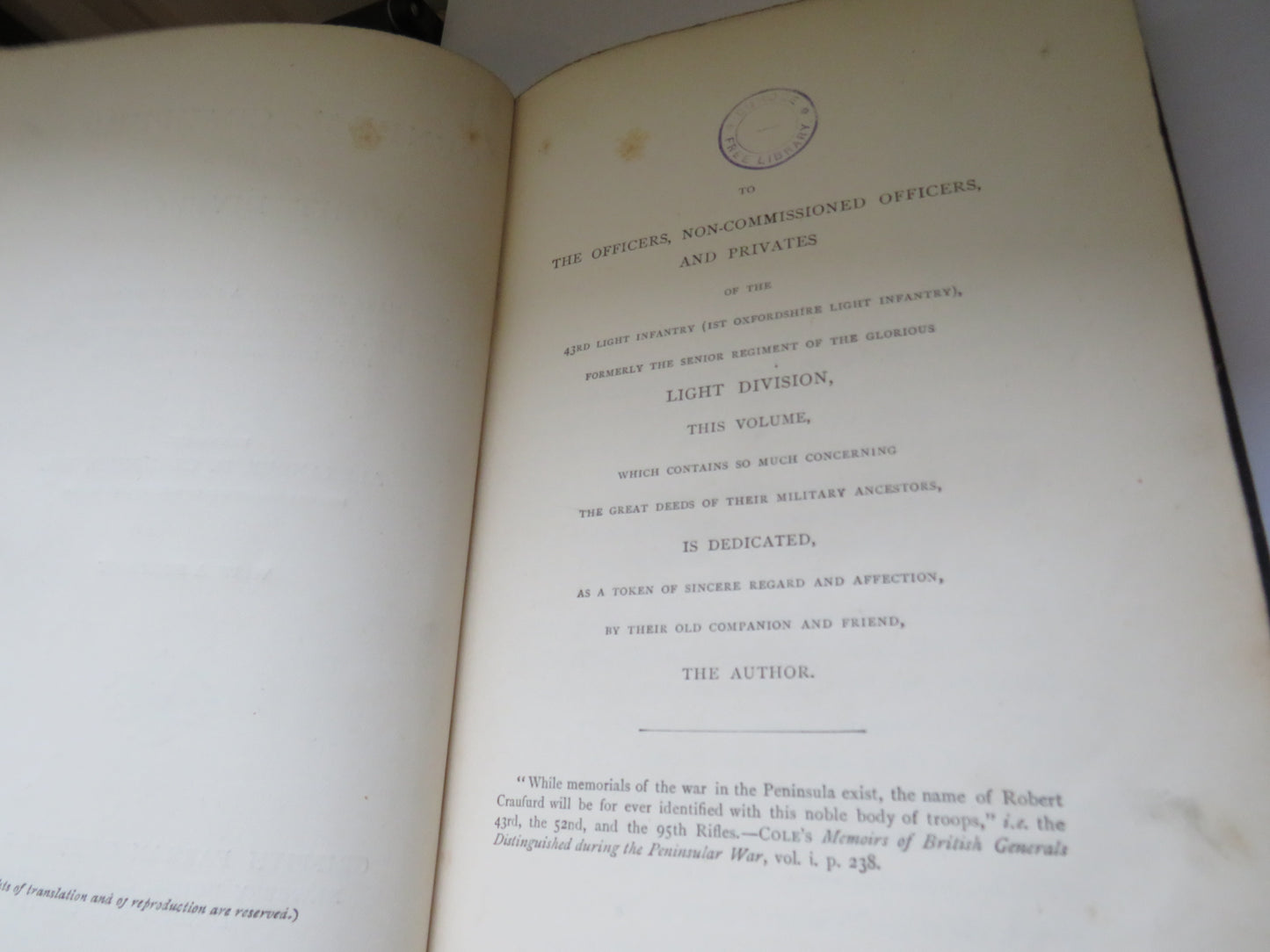 General Craufurd and his Light Division By The Rev Alexander H. Craufurd