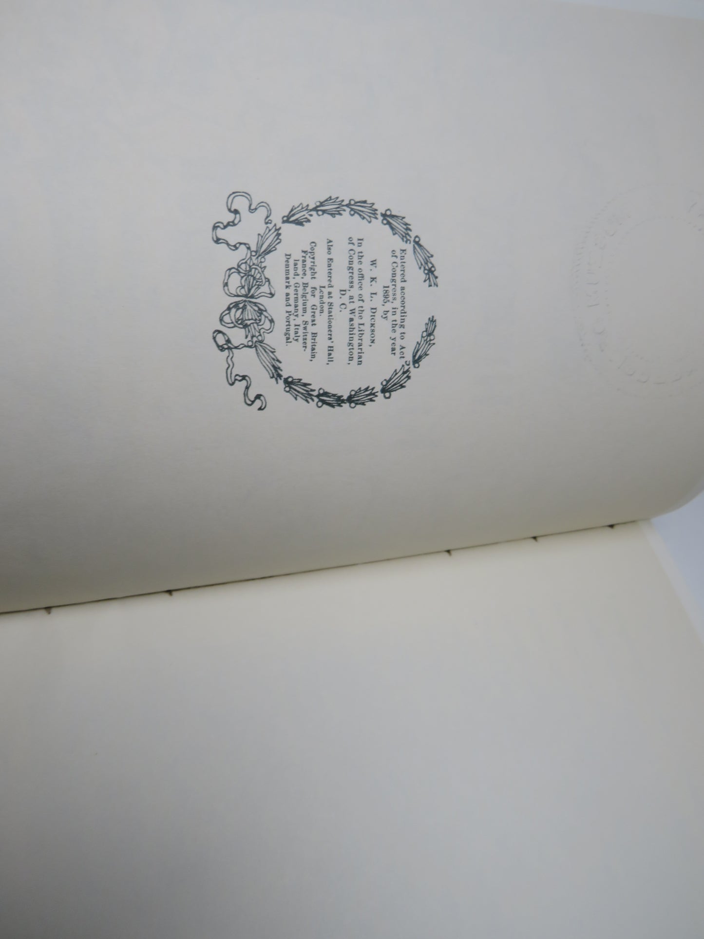History of the Kinetograph, Kinetoscope and Kinetophonograph by W.K.L Dickson & Antonia Dickson, 2000