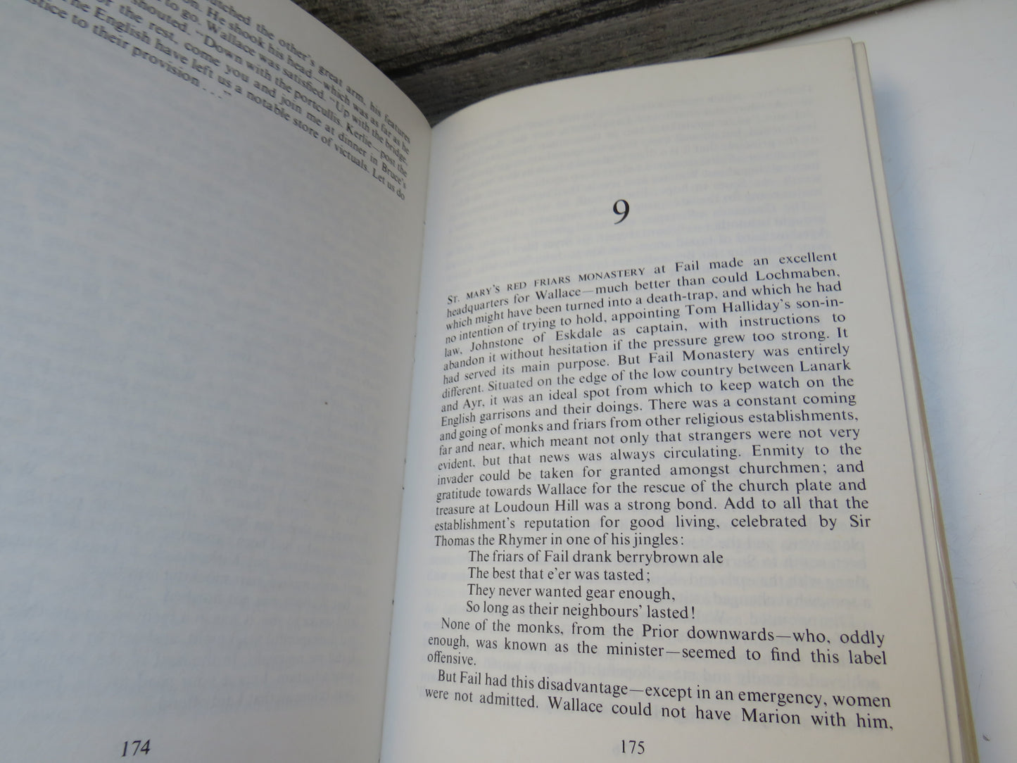 The Wallace By Nigel Tranter 1975 Author Signed