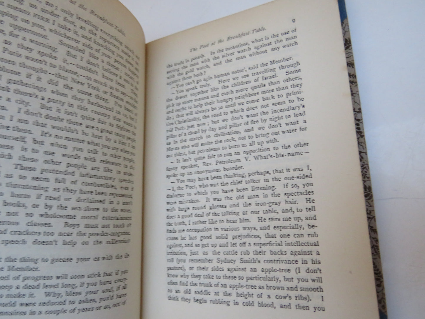 The Poet At The Breakfast-Table by Oliver Wendell Holmes