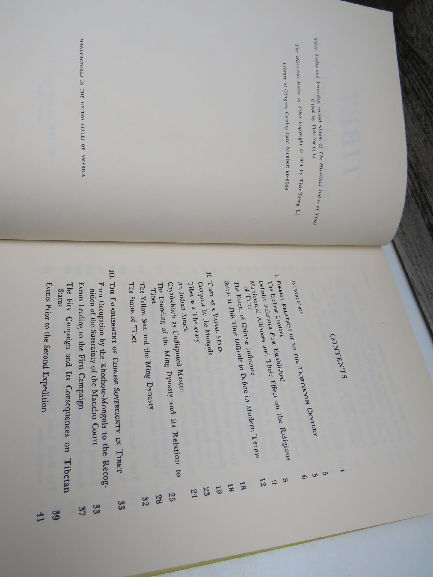 Tibet, Today and Yesterday by Tieh-Tseng Li, 1960