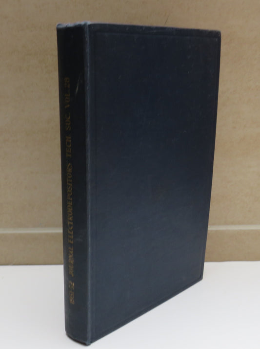 Journal Of The Electrodepositors Technical Society Volume XXVIII 1951-52