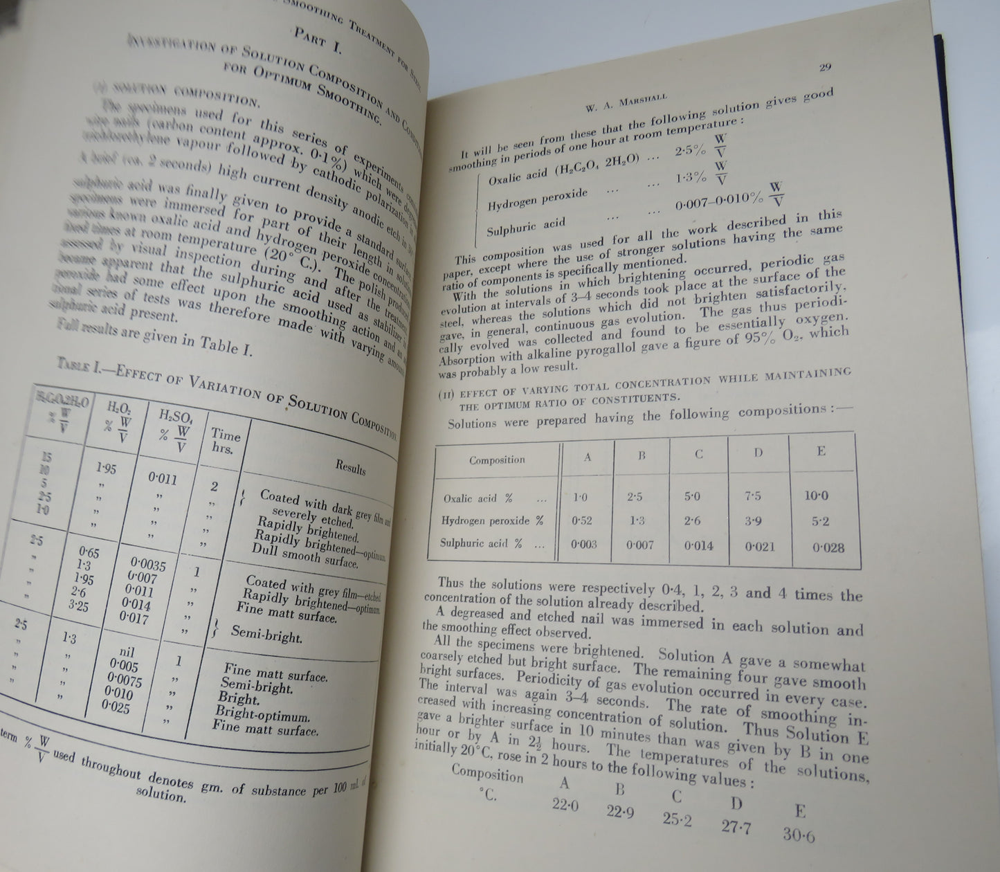 Journal Of The Electrodepositors Technical Society Volume XXVIII 1951-52