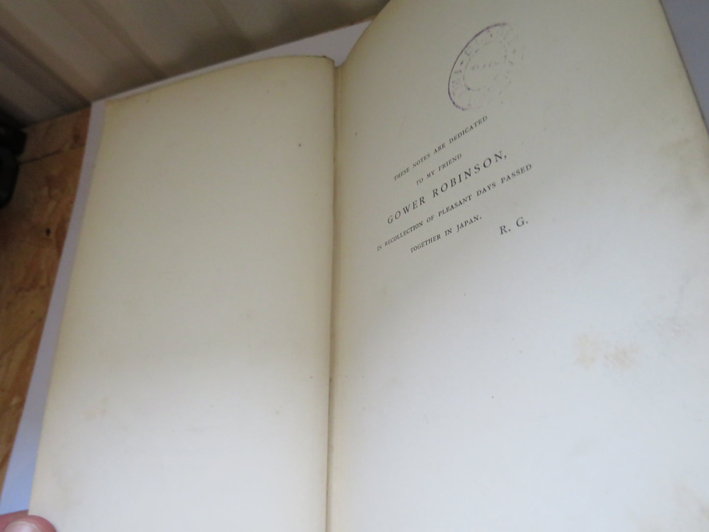 Notes of a Tour From Brindisi To Yokohama 1883-1884 By Lord Ronald Gower 1885