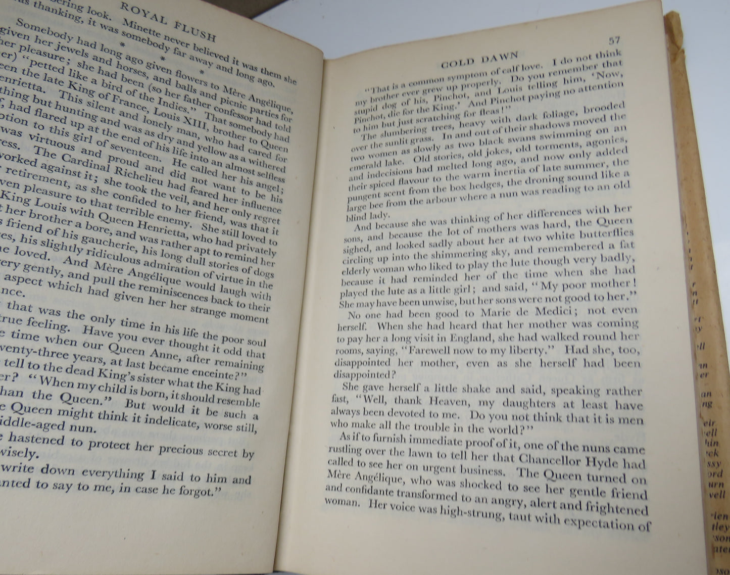 Royal Flush The Story Of Minette By Margaret Irwin 1948