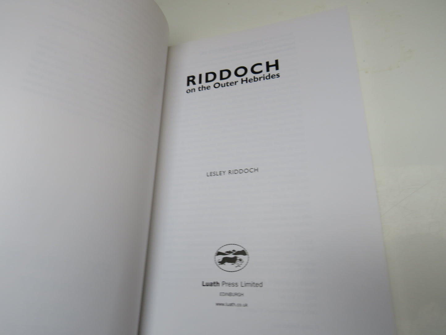 Riddoch on the Outer Hebrides by Lesley Riddoch, 2007
