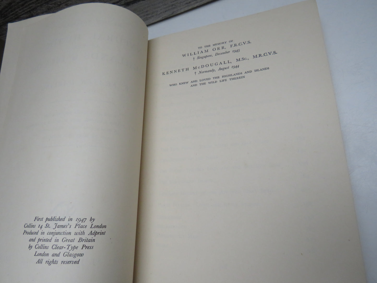 Natural History in the Highlands and Islands by F. Fraser Darling, 1947