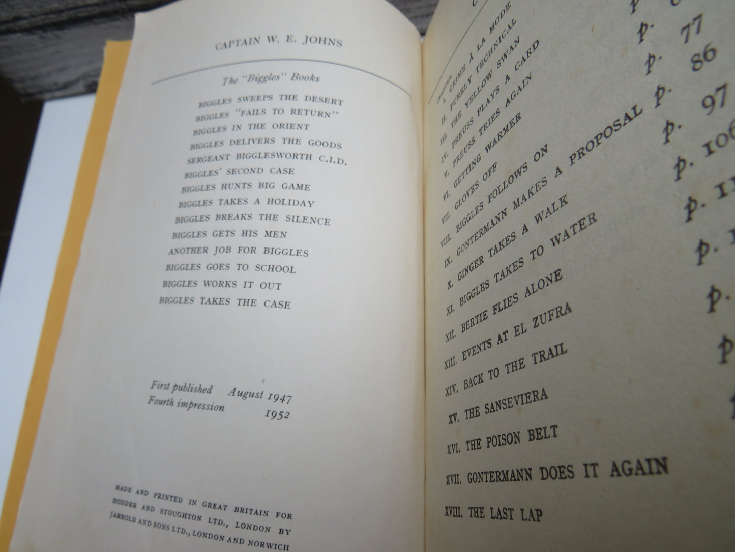 Sergeant Bigglesworth C.I.D By Captain W.E. Johns 1952