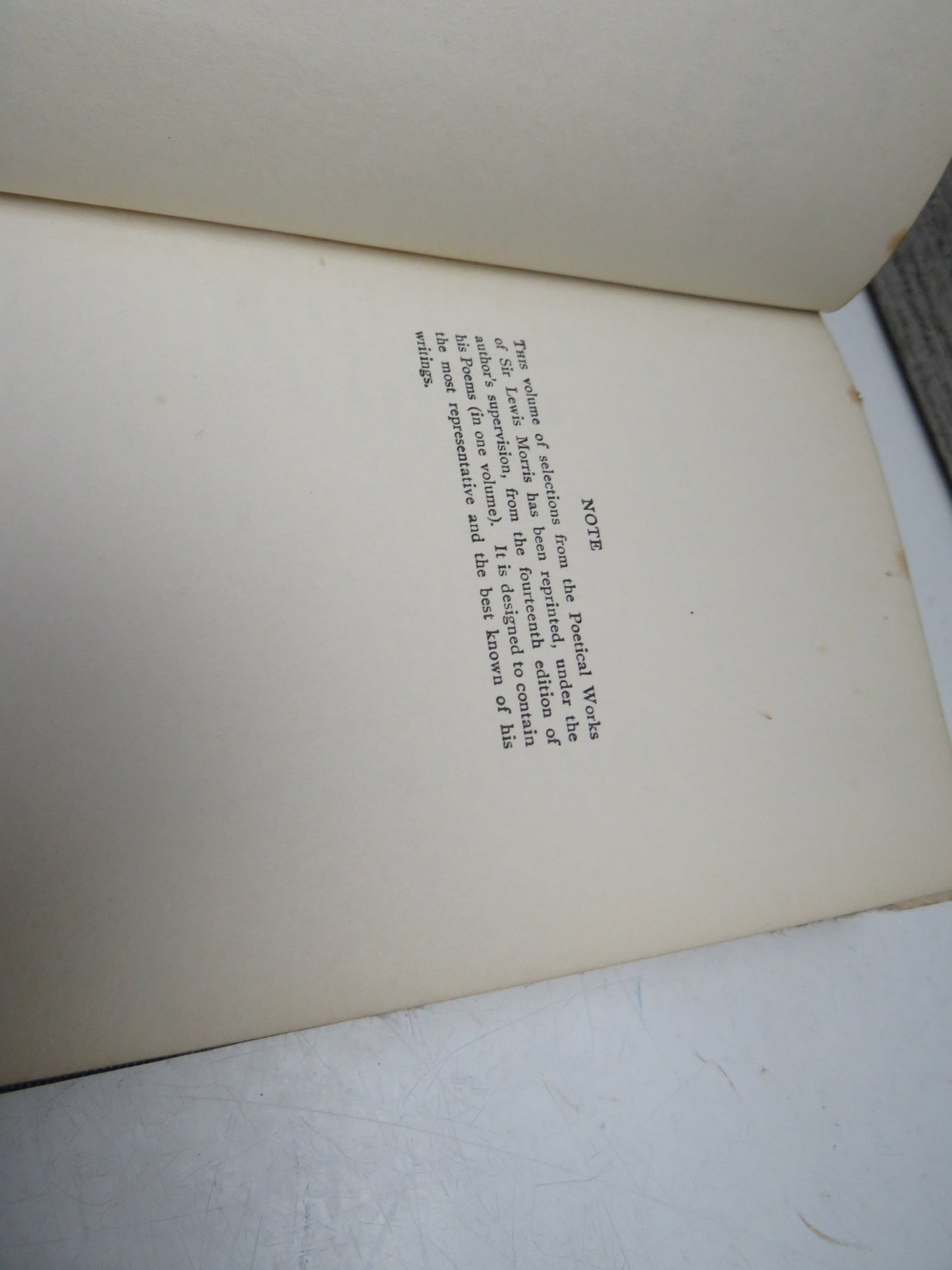 Poems by Sir Lewis Morris (Authorized Selection)
