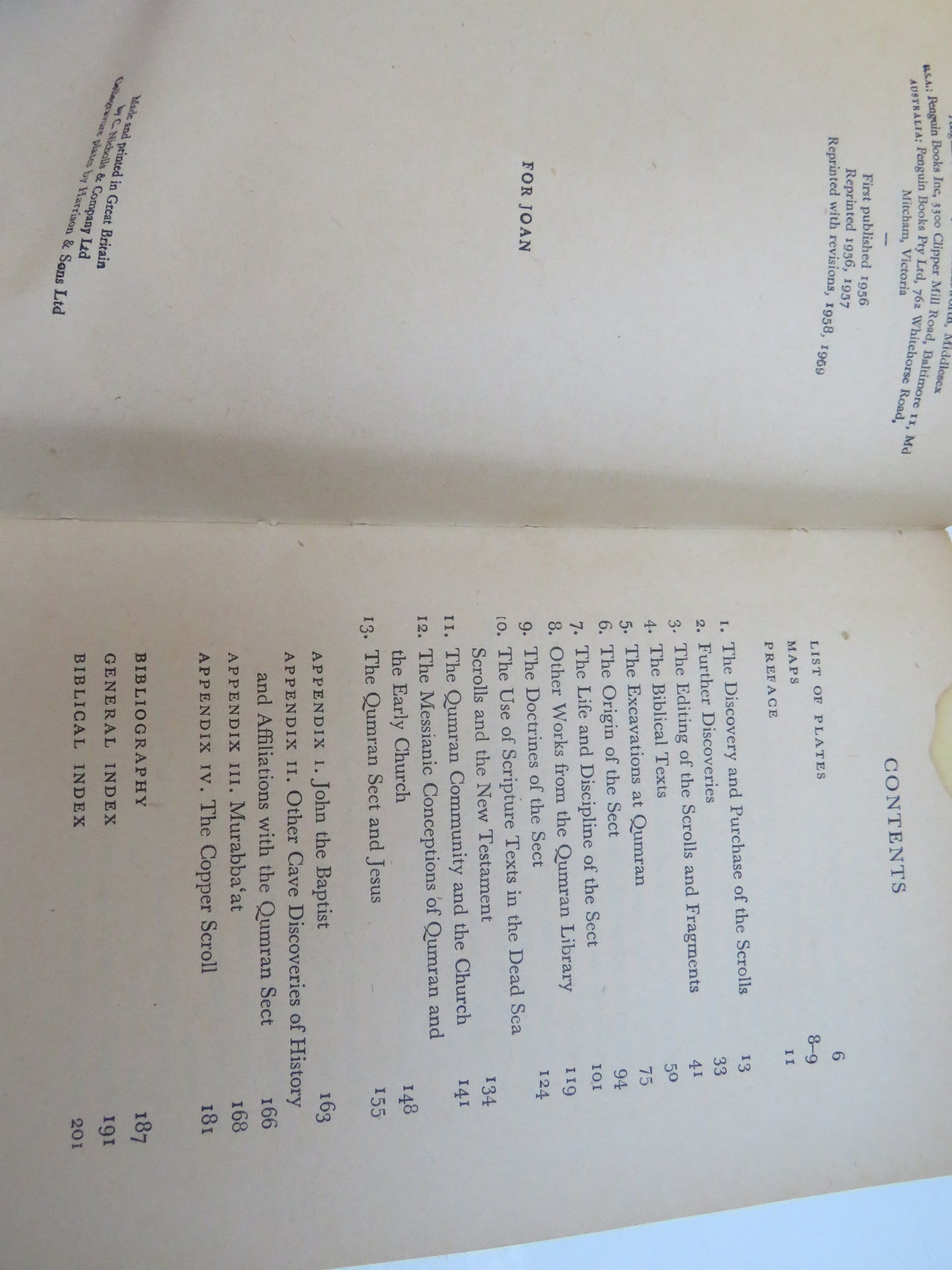 The Dead Sea Scrolls By John M. Allegro 1959 A Pelican Book