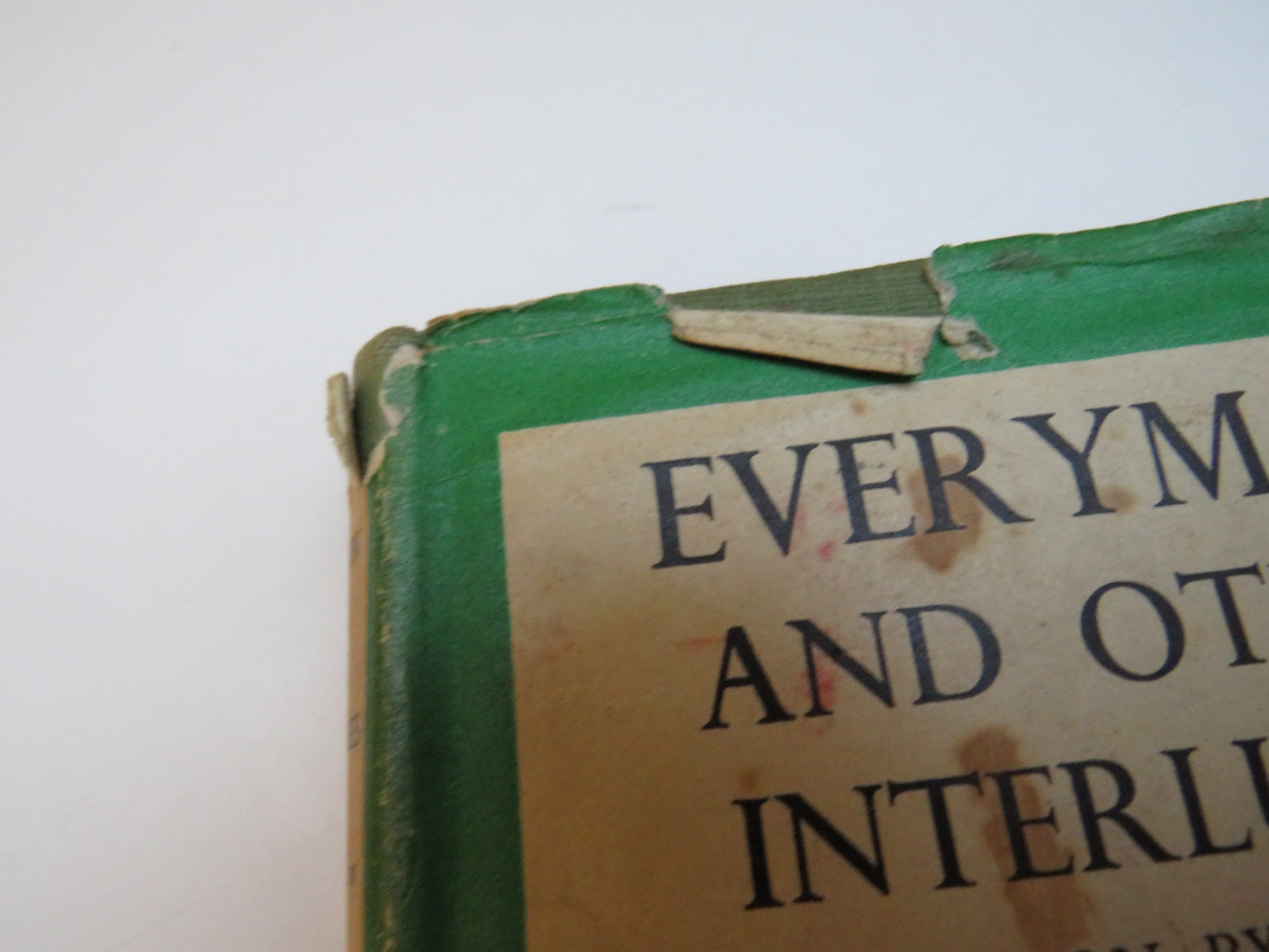 Everyman and Other Interludes Everyman's Library Edited By Ernest Rhys 1939
