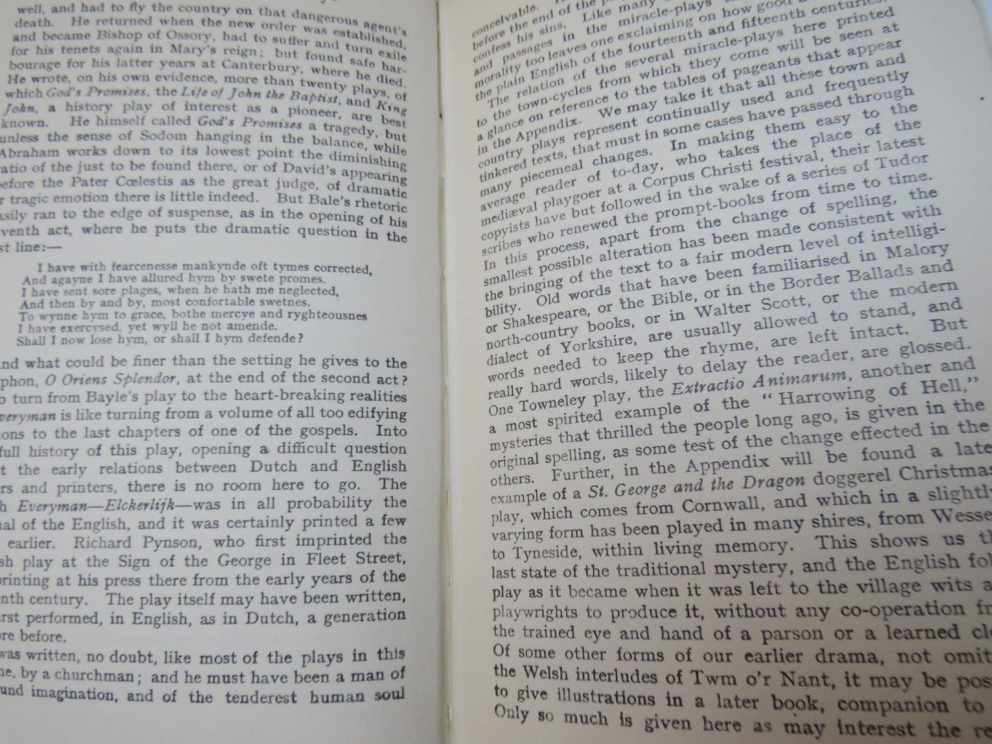 Everyman and Other Interludes Everyman's Library Edited By Ernest Rhys 1939