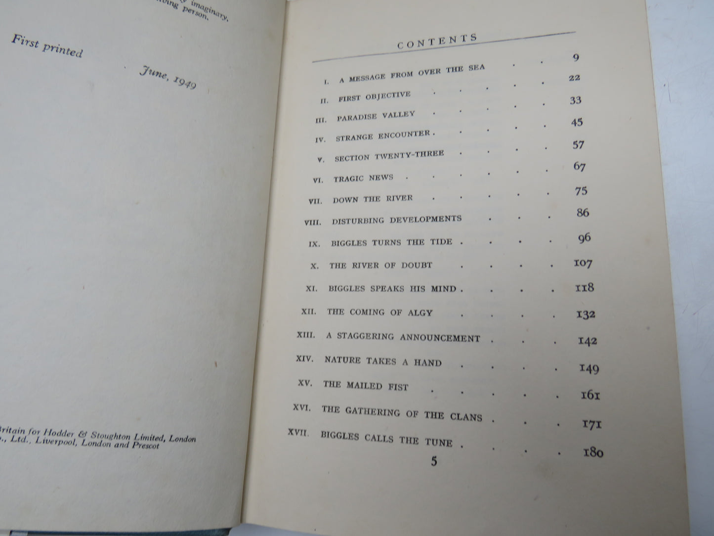 Biggles Takes A Holiday By Captain W.E. Johns 1949 1st Edition