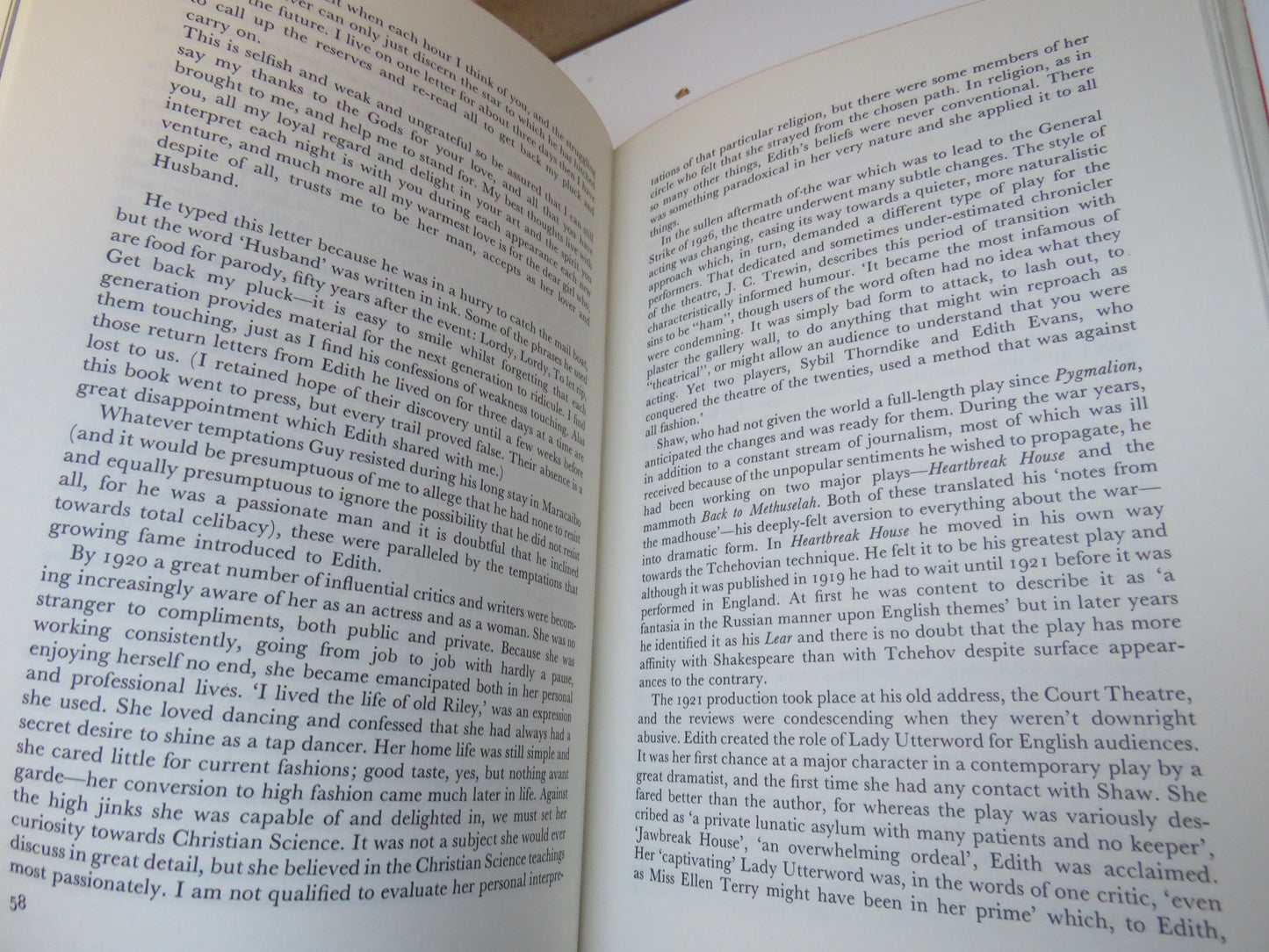 Ned's Girl The Authorized Biography of Dame Edith Evans By Bryan Forbes 1977