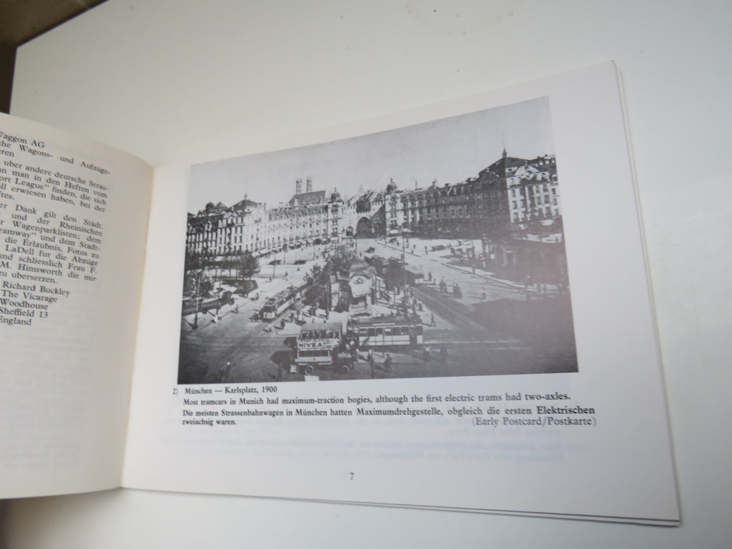Trams In German Speaking Countries Strassenbahnwagen In Deutsch-Sprachigen Landern By Richard J. Buckley