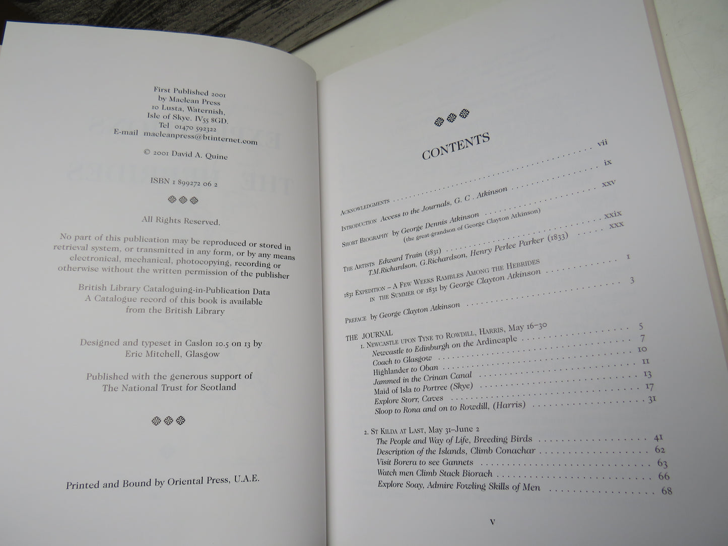 Expeditions To The Hebrides By George Clayton Atkinson In 1831 and 1833 .... 2001