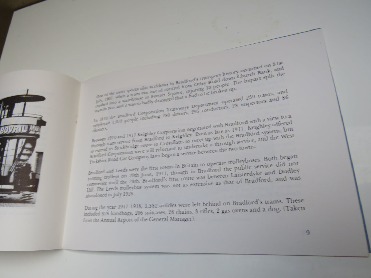 A Century of Public Transport In Bradford 1882-1982 By D.J.Croft 1982