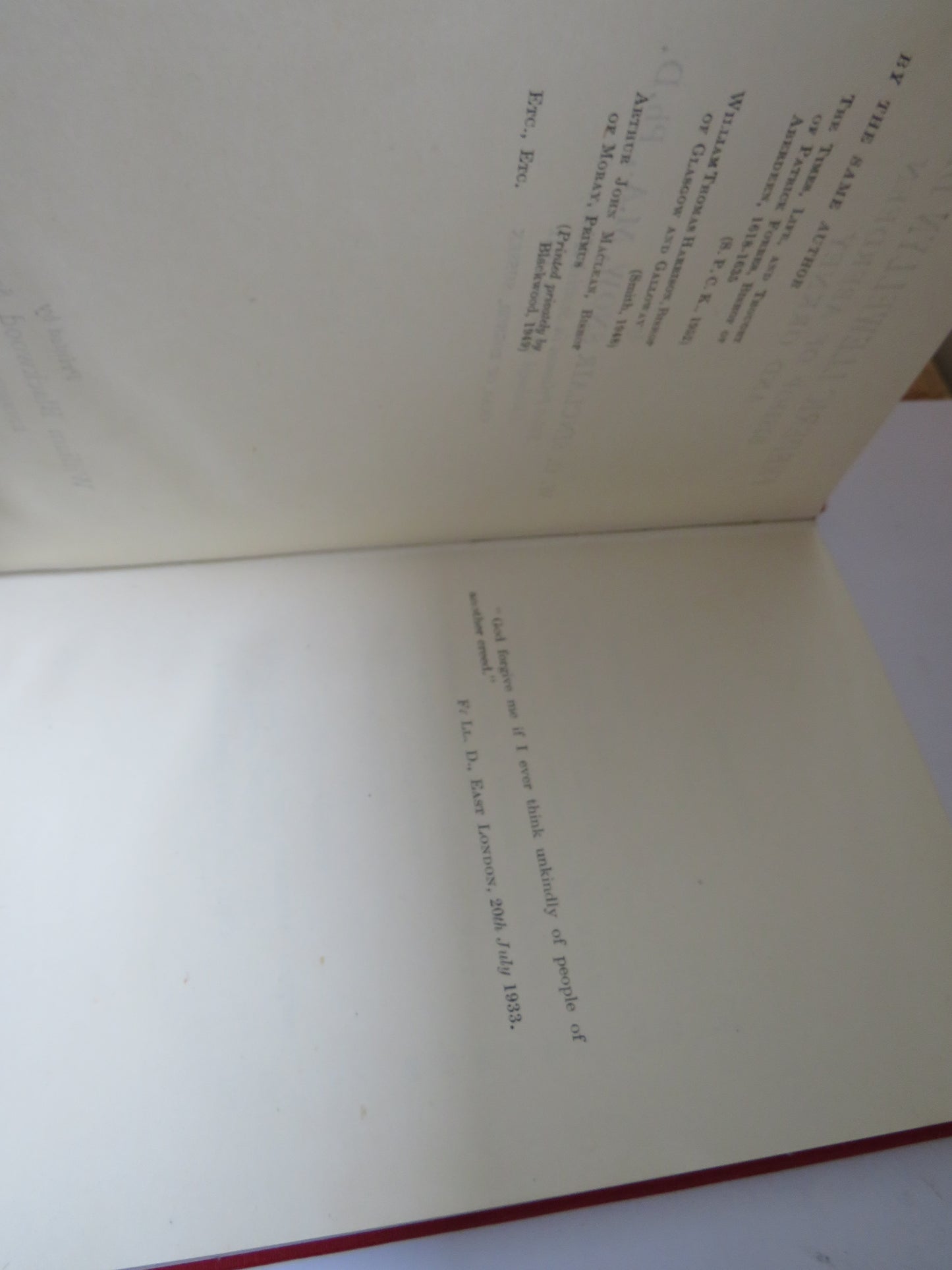 Frederic Llewellyn Deane Bishop of Aberdeen and Orkney By W.G. Sinclair Snow