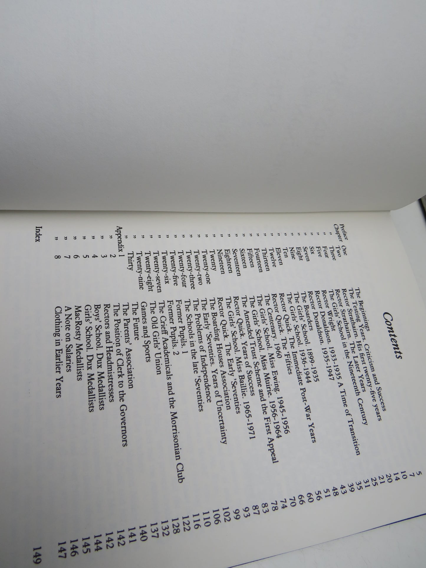 A History of Morrison's Academy Crieff By John Williamson 1980
